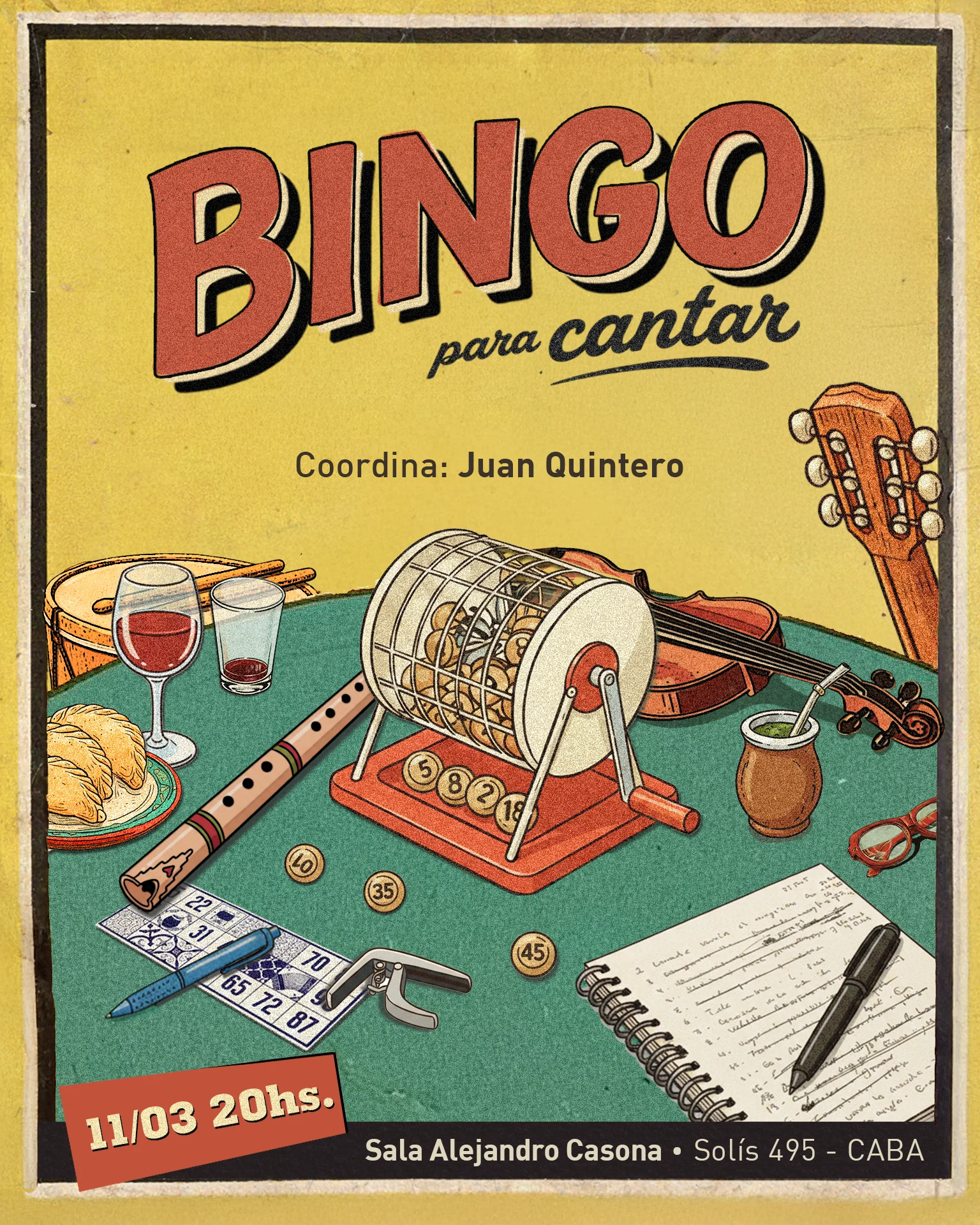 Bingo para cantar