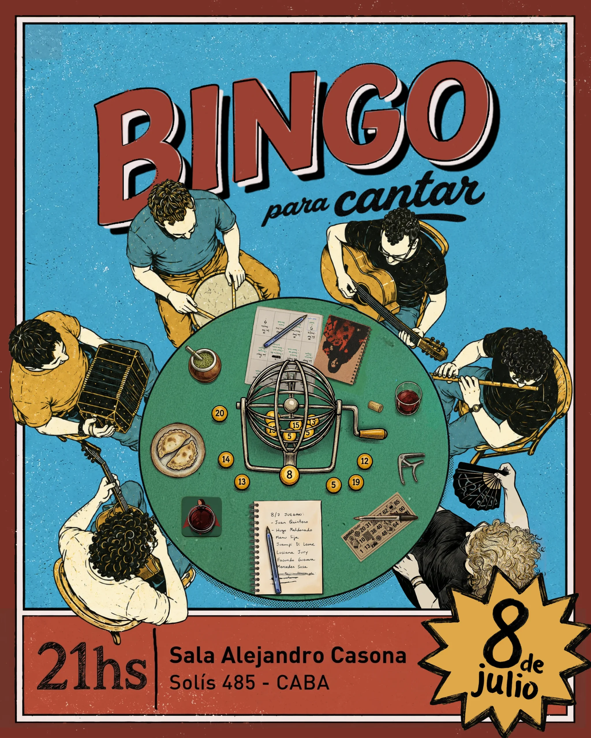 Bingo para cantar - La Vigilia